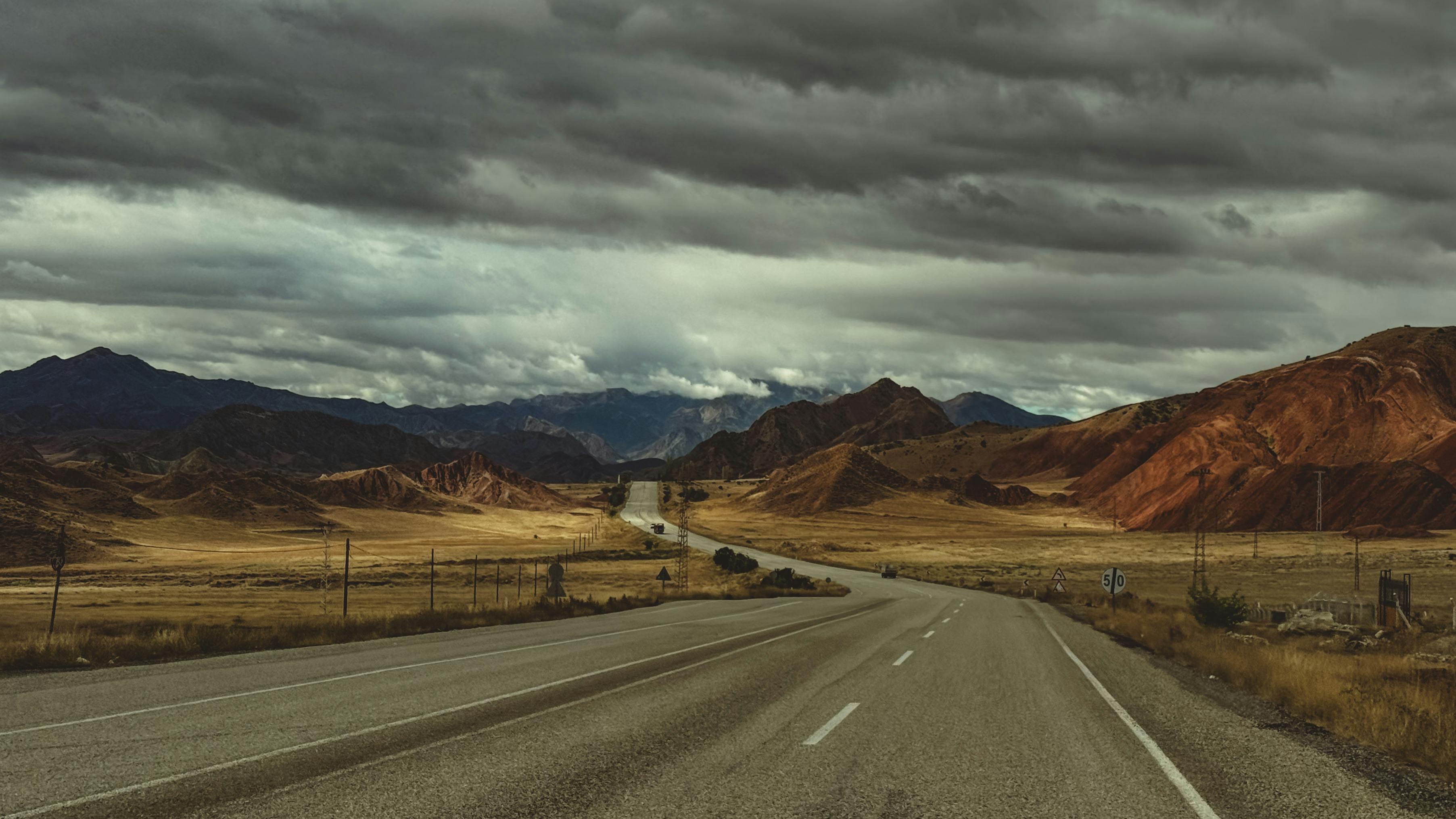 Scenic Ring Road winding through dramatic Icelandic landscape